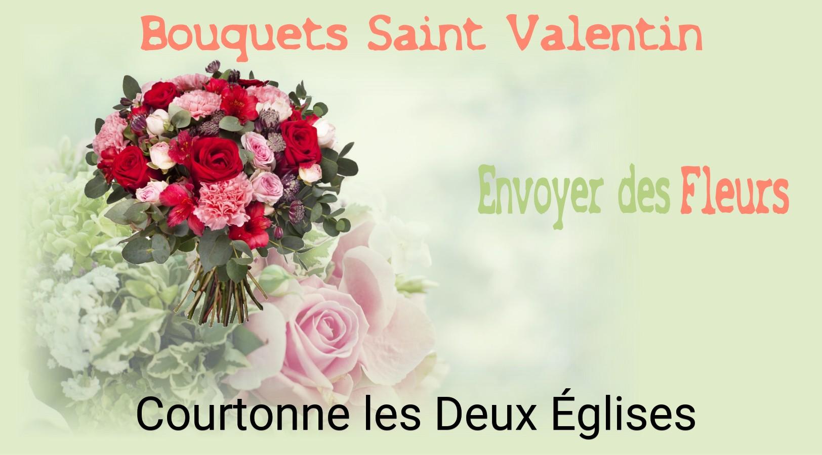Roses de Saint-Valentin livrées à Courtonne-les-Deux-Églises